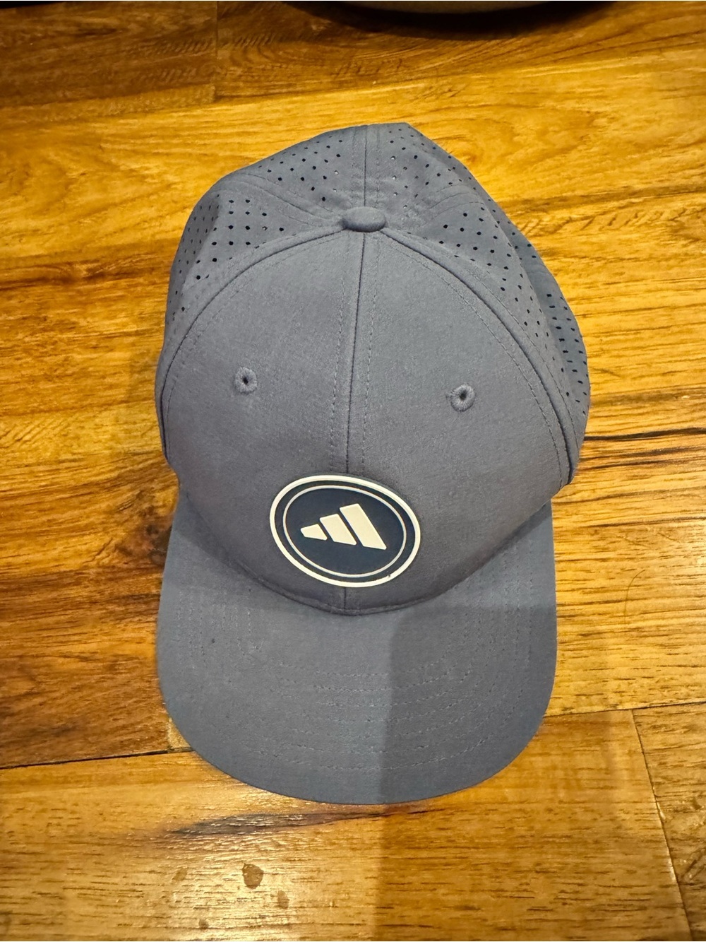 Adidas Light Blue Gray Performance Hat - Good Used Condition